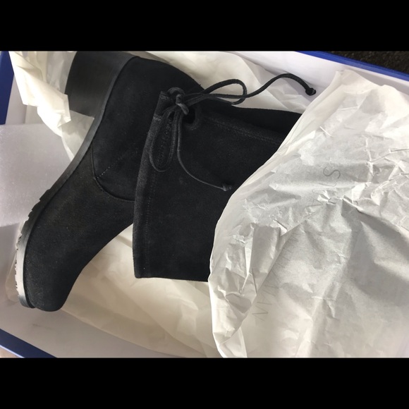 SW thigh-high low-heel boots - Picture 2 of 9